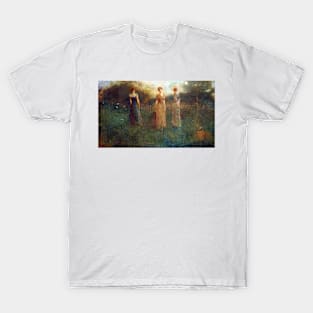 Thomas Wilmer Dewing In the Garden T-Shirt